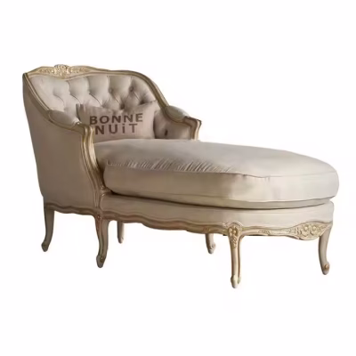 Bonne Nuit French Carved Chaise